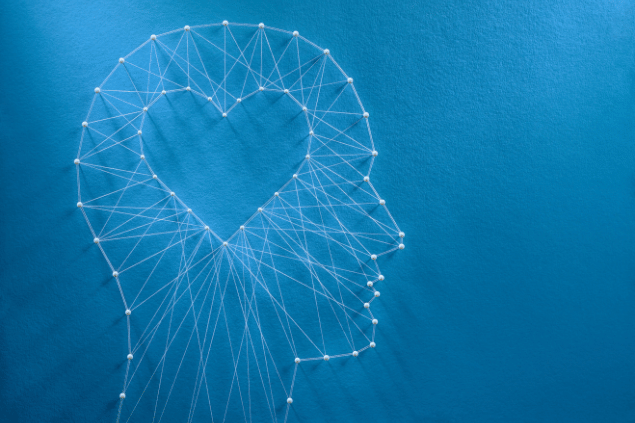 Representação de introspecção profunda e percepção do campo emocional. 