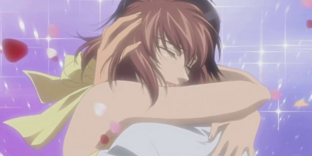 Cena do anime Hanasakeru Seish?nen.