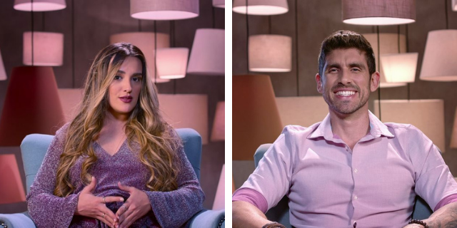 Imagem de Luana Braga e Lissio Cruz Fiod, participantes do Casamento às cegas Brasil