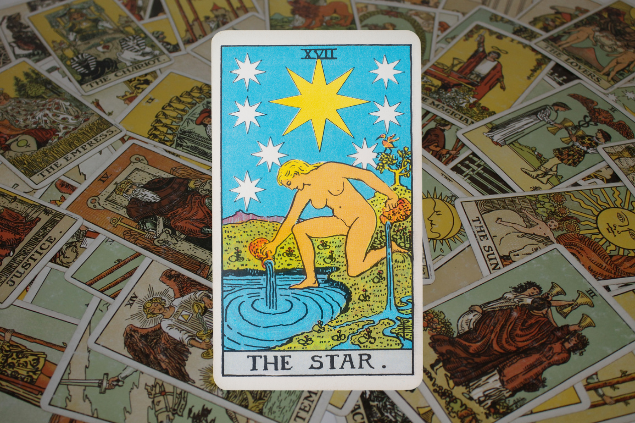 Carta de tarot A Estrela