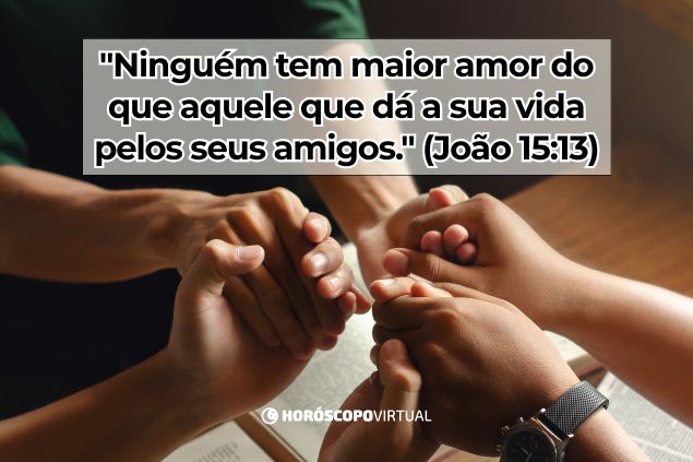 Imagem do versículo bíblico para câncer - João 15:13