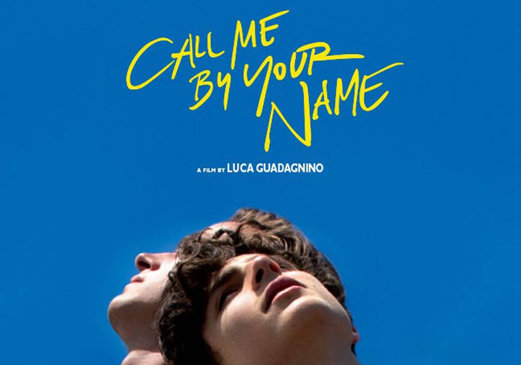 Pôster do filme Me Chame Pelo Seu Nome.