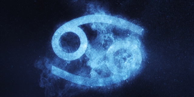 Símbolo do signo de câncer.