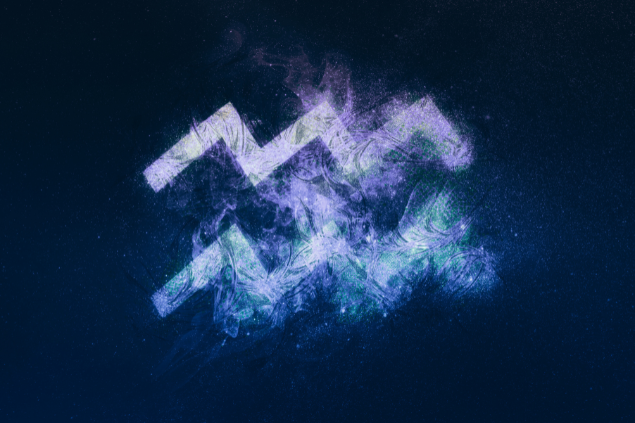 Símbolo do signo de aquário