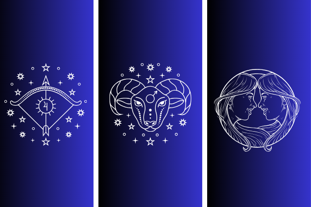 warmjuly / DAPA Images no Canva Pro Sagitário, Áries e Gêmeos