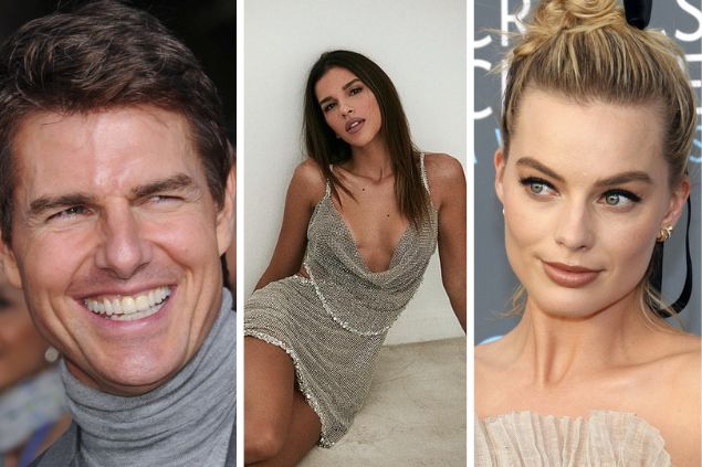 Grid: Tom Cruise, Mariana Rios e Margot Robbie.