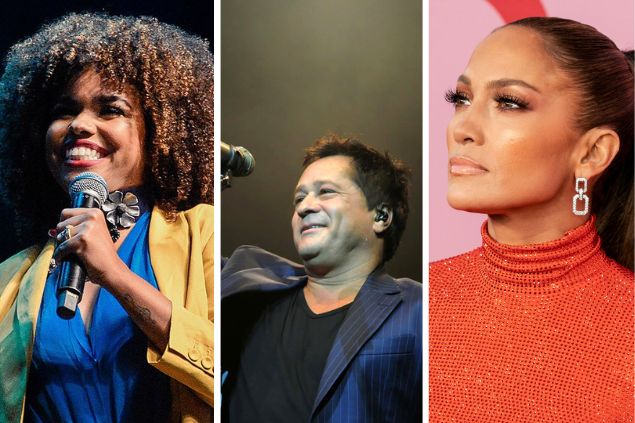 Grid: Jeniffer Nascimento, Leonardo e Jennifer Lopez.