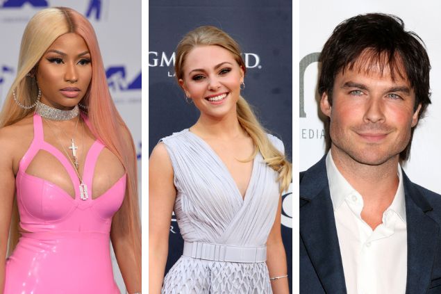 Nicki Minaj, Anna Sophia Robb e Ian Somerhalder