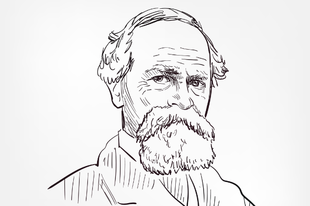 Desenho de William James