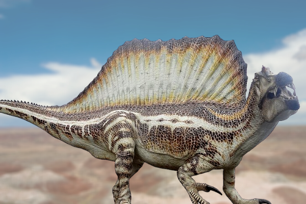 Ilustração de um Espinossauro