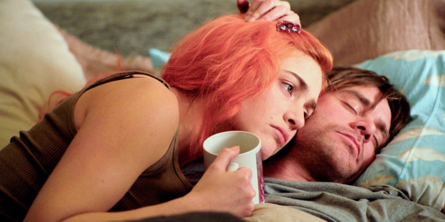 Foto de Jim Carrey e Kate Winslet em 