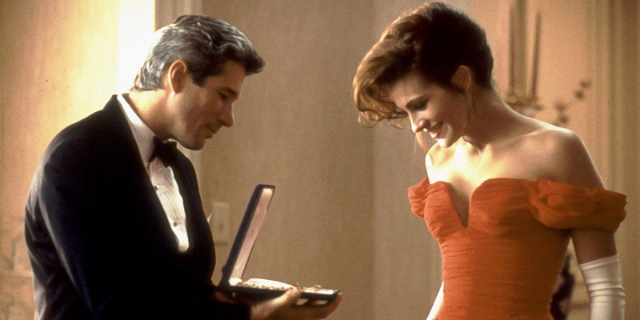 Foto de Richard Gere e Julia Roberts em 