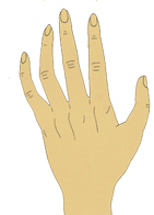 Formato de mão psíquica